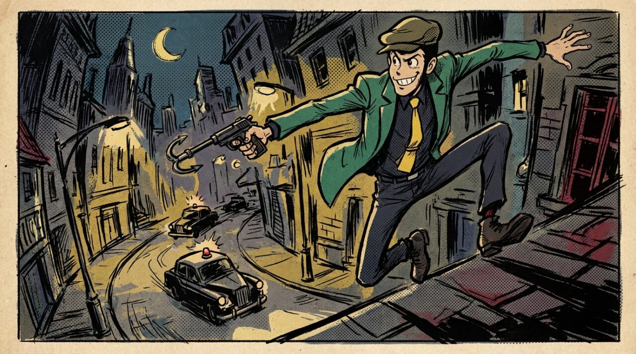 scopri masaaki osumi e la sua interpretazione spavalda di lupin iii, un'icona del manga e dell'animazione giapponese.